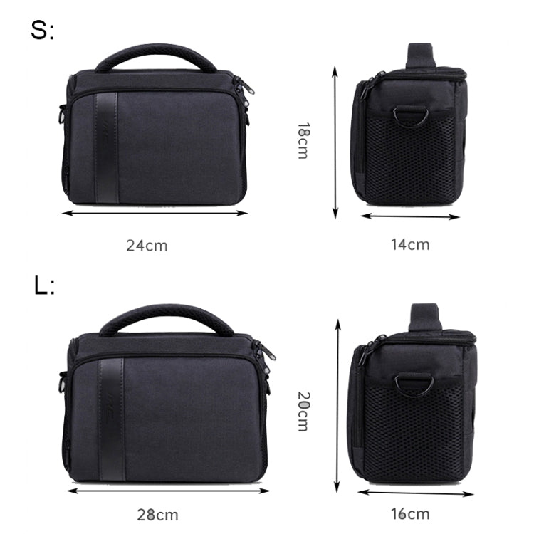 JRC MR70 SLR Single-shoulder Messenger Bag, Size: L(Black) - free shipping - PMC TechLife - Order now!