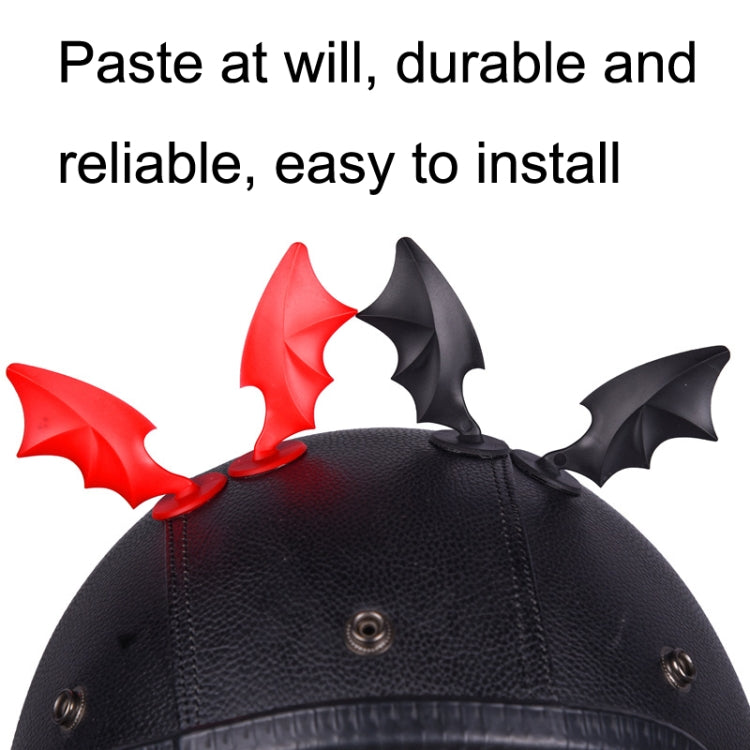 2pcs /Pair Motorcycle Helmet Devil Sucker Decoration, Style: Small Horns (Orange) - free shipping - PMC TechLife - Order now!