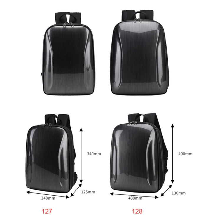 Waterproof Compression Hard Shell Backpack for DJI Mini 3 Pro, Size: 127 Small(Brushed Gray) - Backpacks & Bags by PMC TechLife | Online Shopping South Africa | PMC TechLife