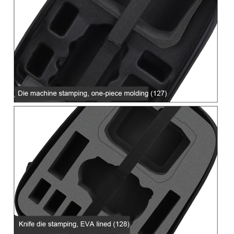 Waterproof Compression Hard Shell Backpack for DJI Mini 3 Pro, Size: 127 Small(Brushed Gray) - Backpacks & Bags by PMC TechLife | Online Shopping South Africa | PMC TechLife