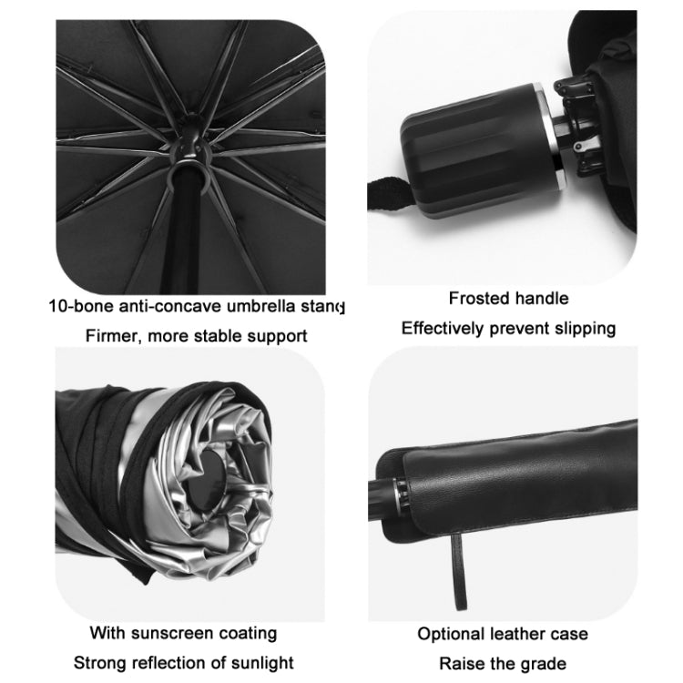 Car Windshield Telescopic Folding Thermal Insulation Parasol, Size: Large+2 PCS Side Sun Block - Window Foils & Solar Protection by PMC TechLife | Online Shopping South Africa | PMC TechLife | Buy Now Pay Later Mobicred