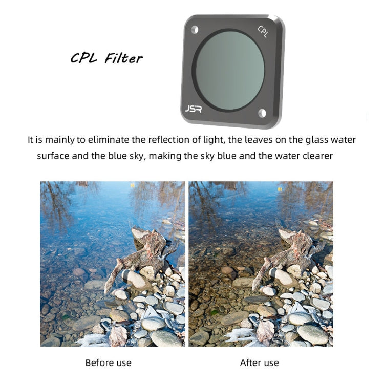 JUNESTAR Action Camera Filters For DJI Action 2,Style:  ND16PL - Mavic Lens Filter by JUNESTAR | Online Shopping South Africa | PMC Jewellery | Buy Now Pay Later Mobicred