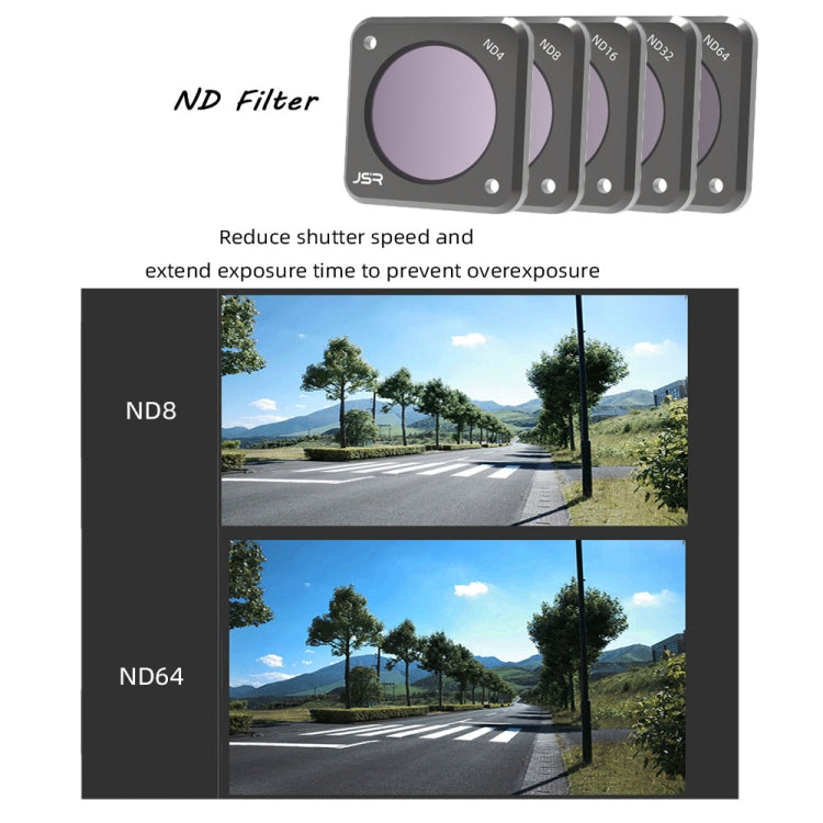 JUNESTAR Action Camera Filters For DJI Action 2,Style: ND64PL - Mavic Lens Filter by JUNESTAR | Online Shopping South Africa | PMC Jewellery | Buy Now Pay Later Mobicred