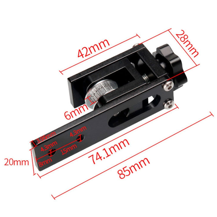 3D Printer Accessories Synchronize Band Stretching Adjustment Fixed Tight Device(Black) - Parts by PMC TechLife | Online Shopping South Africa | PMC TechLife | Buy Now Pay Later Mobicred