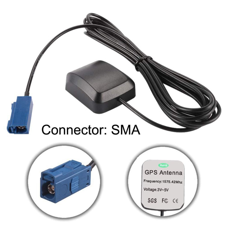 2PCS Car DVD Navigation GPS Satellite Antenna Amplifier FAKRA-C Interface - GPS Accessories by PMC TechLife | Online Shopping South Africa | PMC TechLife | Buy Now Pay Later Mobicred