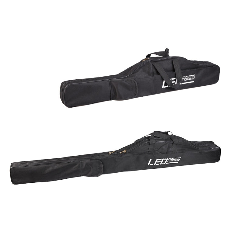 LEO 27746 Folding Fishing Rod Bag Long Fishing Gear Soft Bag, Length: 1.5m Black - Storage Boxes & Storage Bags by LEO | Online Shopping South Africa | PMC Jewellery