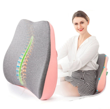 Memory Foam Lumbar Pillow Office Seat Lumbar Cushion(Green) - Cushions & Pillows by PMC Jewellery | Online Shopping South Africa | PMC Jewellery | Buy Now Pay Later Mobicred