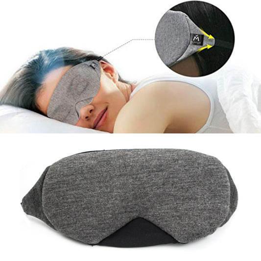 Wire Nose Adjustable Breathable Sleeping Eye Mask(Black) - Eye Masks by PMC Jewellery | Online Shopping South Africa | PMC Jewellery