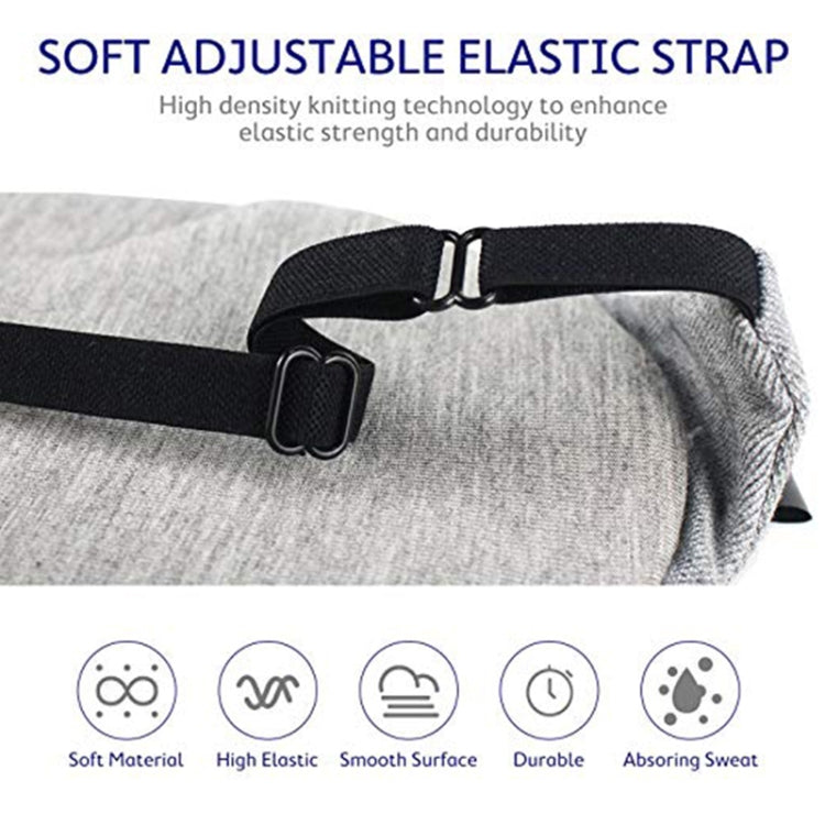 Wire Nose Adjustable Breathable Sleeping Eye Mask(Black) - Eye Masks by PMC TechLife | Online Shopping South Africa | PMC TechLife