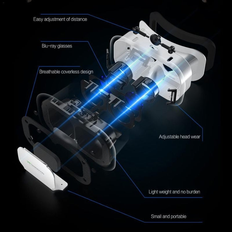 G05A 5th 3D VR Glasses Virtual Glasses with B01 - VR Headset by PMC TechLife | Online Shopping South Africa | PMC TechLife | Buy Now Pay Later Mobicred
