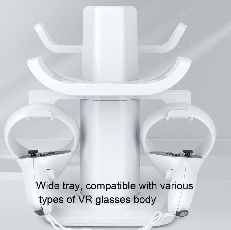VR Stand Headset Display And Controller Holder Mount For Meta Quest 2(White) - free shipping - PMC TechLife - Order now!