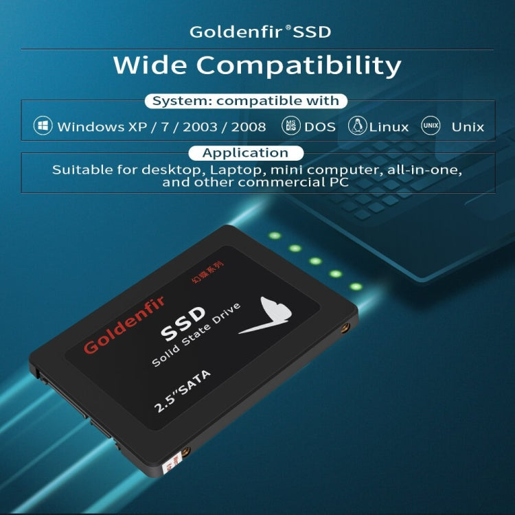 Goldenfir T650 Computer Solid State Drive, Flash Architecture: TLC, Capacity: 480GB - External Solid State Drives by Goldenfir | Online Shopping South Africa | PMC Jewellery | Buy Now Pay Later Mobicred