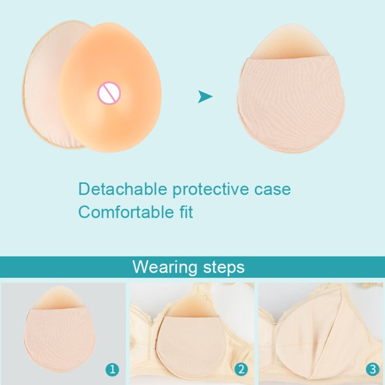 Postoperative Rehabilitation Drop-Shaped Silicone Fake Breast, Size: CT11 600g(Skin Color) - Fake Breasts by PMC Jewellery | Online Shopping South Africa | PMC Jewellery