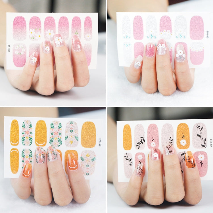 10 PCS 3D Hot Stamping Waterproof Nail Art Sticker(Z/A092) - Nail Stickers by PMC Jewellery | Online Shopping South Africa | PMC Jewellery | Buy Now Pay Later Mobicred