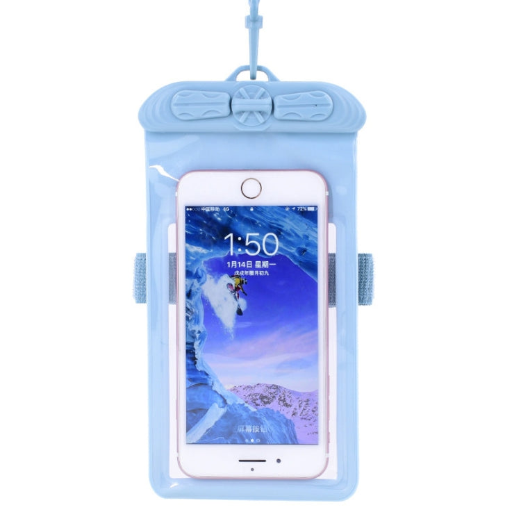 Tteoobl Diving Phone Waterproof Bag Can Be Hung Neck Or Tied Arm, Size: Large(Gray Blue) - Waterproof Bag by Tteoobl | Online Shopping South Africa | PMC Jewellery | Buy Now Pay Later Mobicred