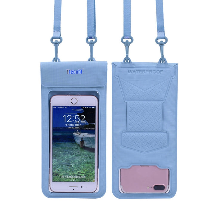 Tteoobl  30m Underwater Mobile Phone Waterproof Bag, Size: Large(Gray Blue) - Waterproof Bag by Tteoobl | Online Shopping South Africa | PMC Jewellery | Buy Now Pay Later Mobicred