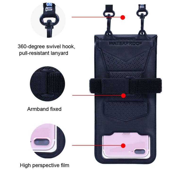 Tteoobl  30m Underwater Mobile Phone Waterproof Bag, Size: Small(Blue) - free shipping - PMC Jewellery - Order now!