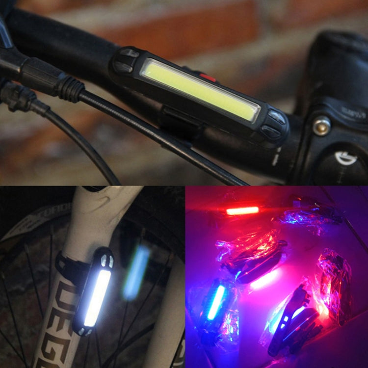 LED Rechargeable Bicycle Warning Strip Tail Light(OPP Red Light) - Taillights by PMC TechLife | Online Shopping South Africa | PMC TechLife | Buy Now Pay Later Mobicred