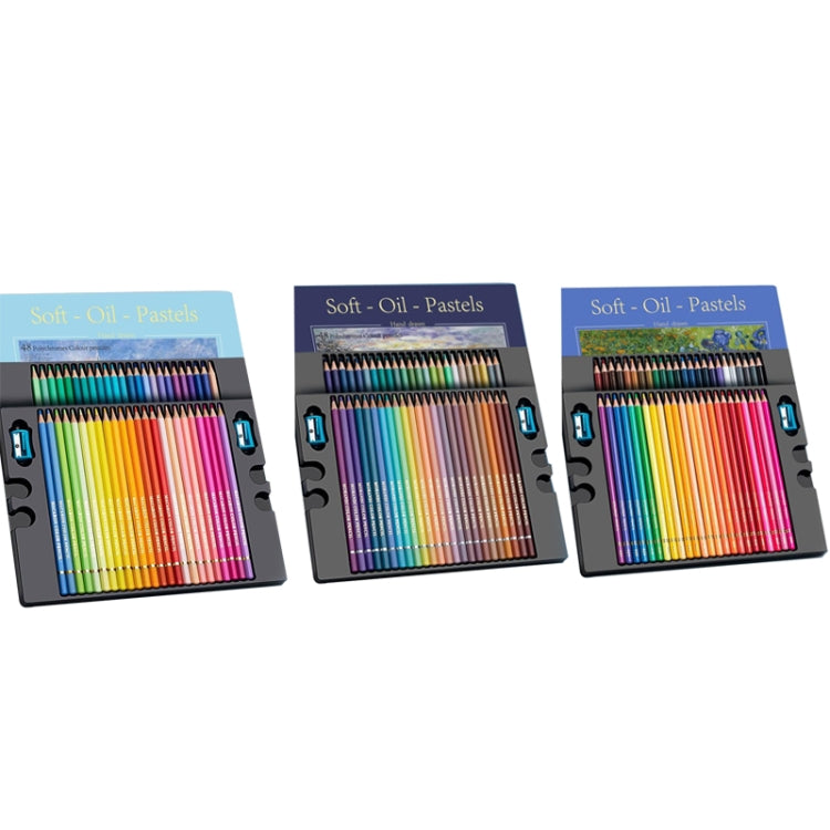 48 Colors Oily Bright Color Pencil Studio Special Set Classic Model - Art Supplies by PMC TechLife | Online Shopping South Africa | PMC TechLife | Buy Now Pay Later Mobicred