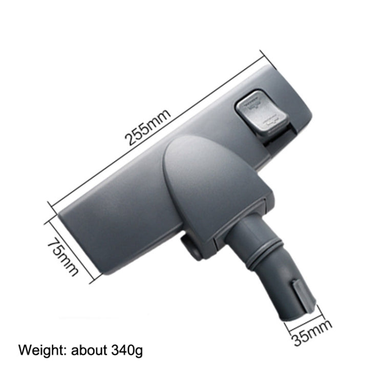 35mm Vacuum Cleaner Accessories Floor Brush Head For Haier / Midea(Light Grey) - For Midea Accessories by PMC TechLife | Online Shopping South Africa | PMC TechLife | Buy Now Pay Later Mobicred