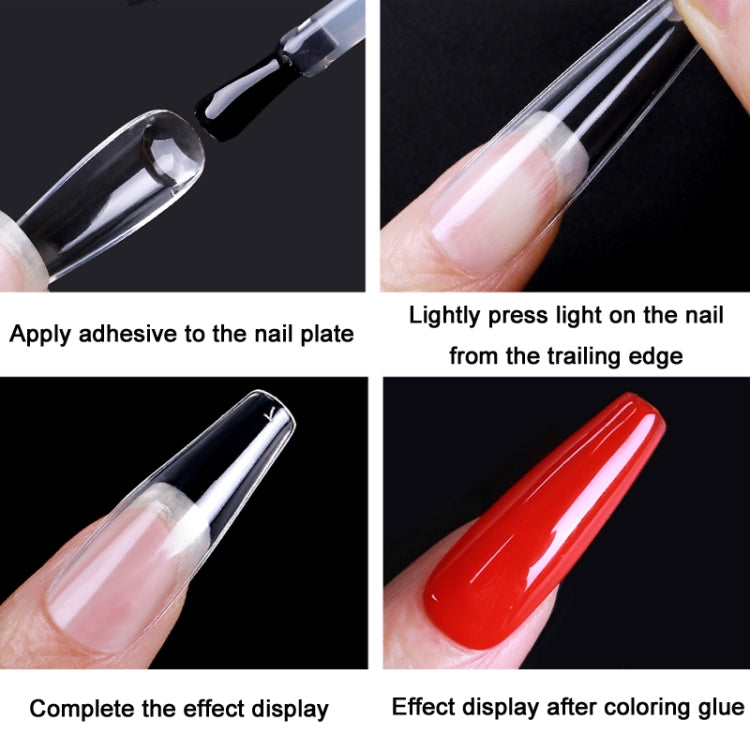 Scratch-free Ultra-thin Seamless Manicure Nail Plate, Shape: 11 Short Ballet - Nail Stickers by PMC Jewellery | Online Shopping South Africa | PMC Jewellery | Buy Now Pay Later Mobicred