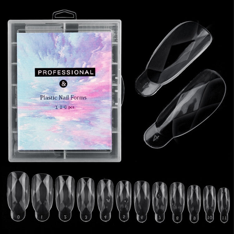 2 Boxes Nail Crystal Rapid Light Therapy Extension Nail Model, Shape: 120 PCS 12 - Nail Stickers by PMC Jewellery | Online Shopping South Africa | PMC Jewellery | Buy Now Pay Later Mobicred