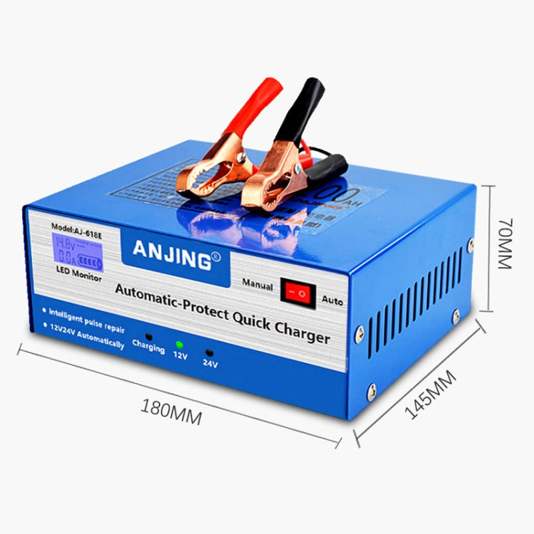 ANJING AJ-618E Battery Charger Car Battery Repairer, Model: EU Plug - Battery Charger by PMC TechLife | Online Shopping South Africa | PMC TechLife