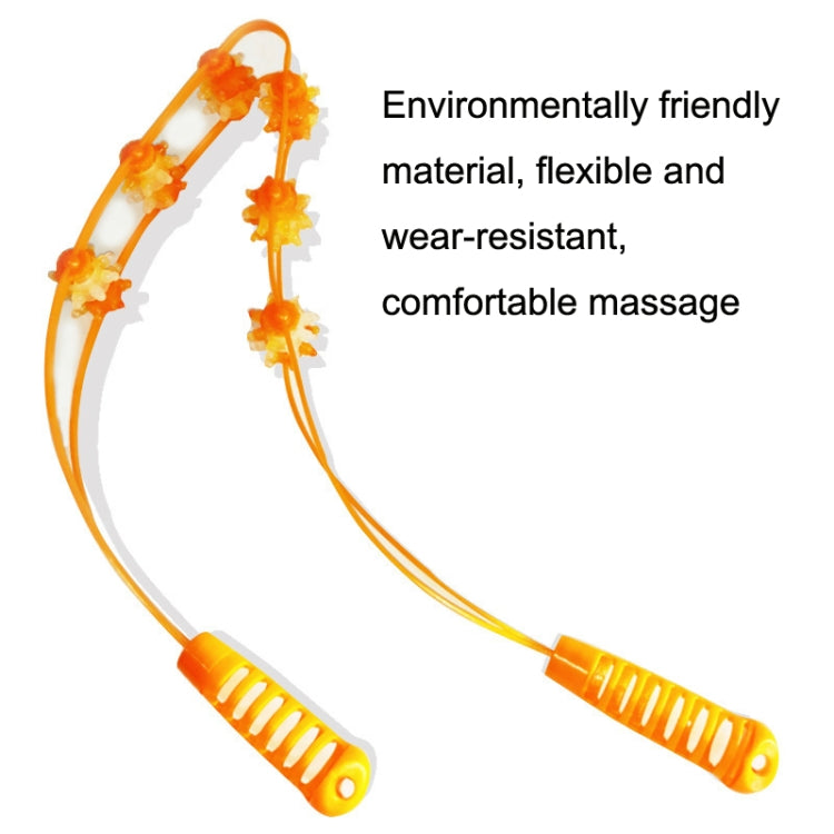 3PCS Plastic Back Puller Shoulder Waist Back Manual Roller Massager, Style: Three Wheels (Yellow) - free shipping - PMC TechLife - Order now!