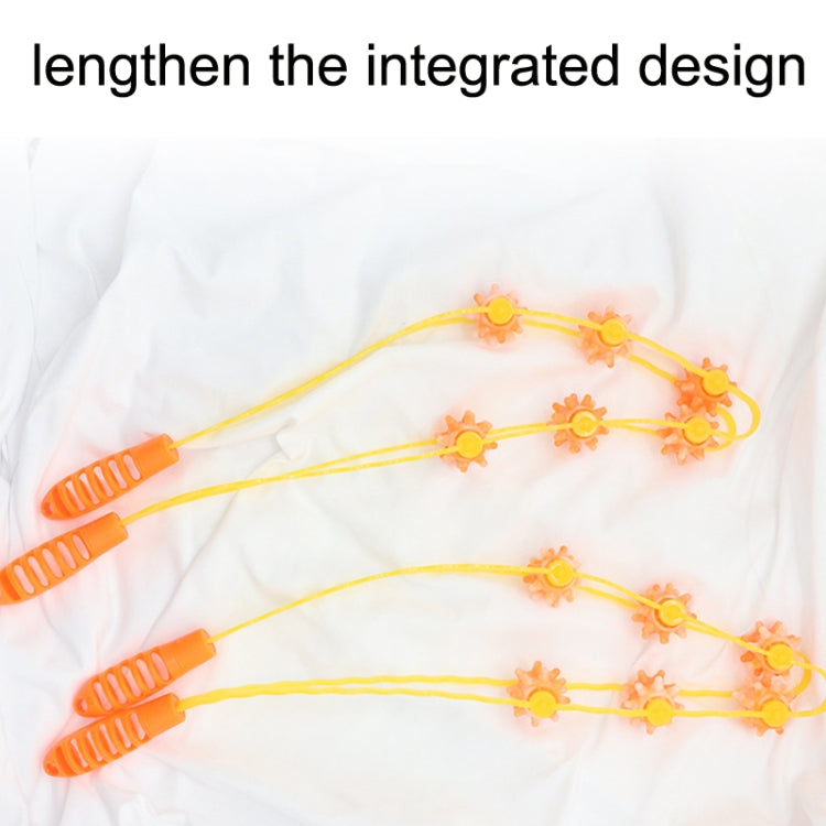 3PCS Plastic Back Puller Shoulder Waist Back Manual Roller Massager, Style: Three Wheels (Yellow) - free shipping - PMC TechLife - Order now!