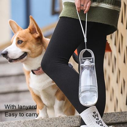 Dog Go Out Water Bottle Pet Water Fountain Foldable Portable Water Cup(Orange) - Drinking Fountain by PMC Jewellery | Online Shopping South Africa | PMC Jewellery