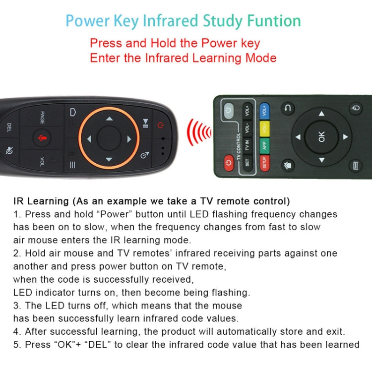 Intelligent Voice Remote Control With Learning Function, Style: G10S Pro BT Dual Mode - Universal by PMC Jewellery | Online Shopping South Africa | PMC Jewellery | Buy Now Pay Later Mobicred