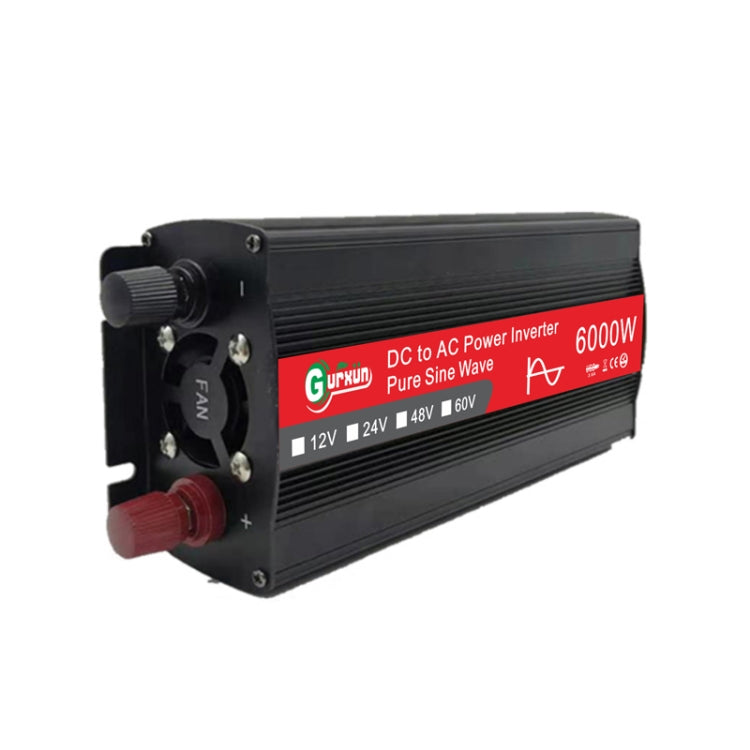 Gurxun 6000W High Power Sine Wave Inverter With Single Digital Display, Specification: 24V-220V - free shipping - PMC TechLife - Order now!