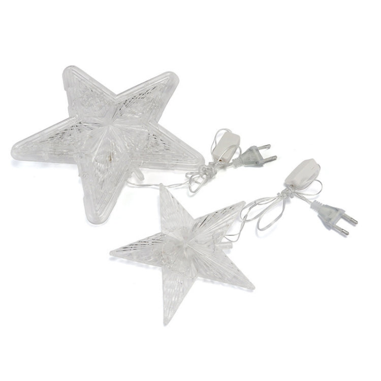 Christmas Tree Top Light LED Glowing Star Lights, Size: Small EU Plug(Red) - Christmas Decoration Lamps by PMC TechLife | Online Shopping South Africa | PMC TechLife | Buy Now Pay Later Mobicred