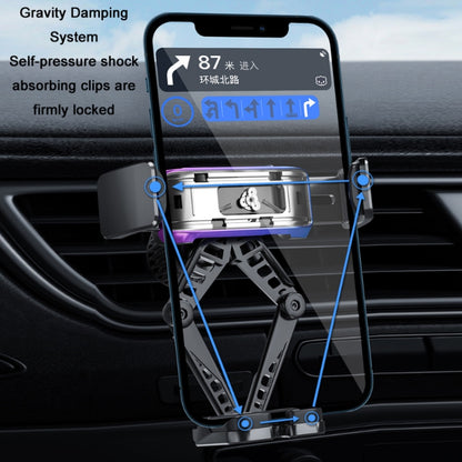 Sumaxpro D8 Car Dashboard Gravity Phone Holder, Color: Colorful + Base - Car Holders by Sumaxpro | Online Shopping South Africa | PMC Jewellery | Buy Now Pay Later Mobicred
