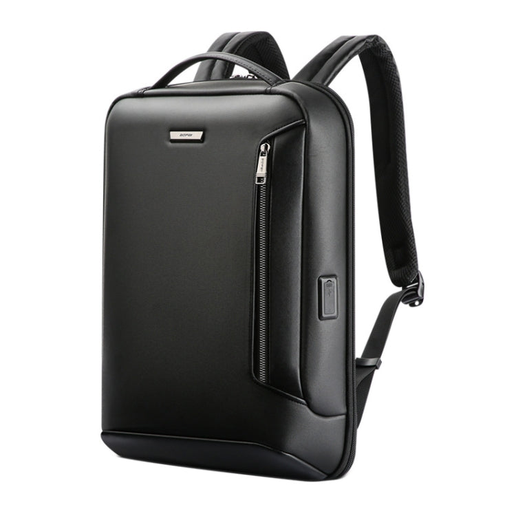 Bopai 61-109311 Large Capacity Lightweight Waterproof Laptop Backpack with USB Charging Port(Black) - Backpack by Bopai | Online Shopping South Africa | PMC Jewellery | Buy Now Pay Later Mobicred