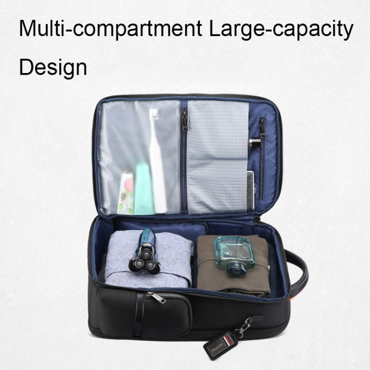 Bopai 61-86611 Multifunctional Wear-resistant Anti-theft Laptop Backpack with USB Charging Hole(Black) - Backpack by Bopai | Online Shopping South Africa | PMC Jewellery | Buy Now Pay Later Mobicred