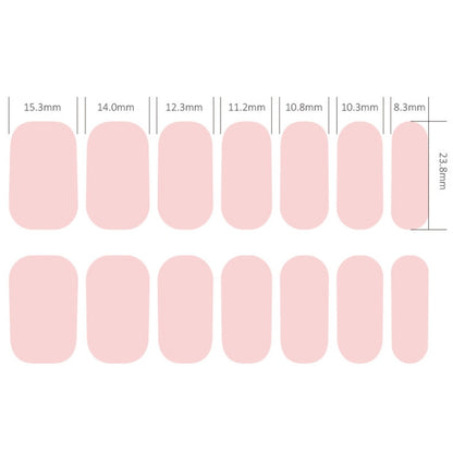 Nail Polish Film Bronzing Nail Stickers(ZX3475)(Bare film+A frustration) - Nail Stickers by PMC Jewellery | Online Shopping South Africa | PMC Jewellery