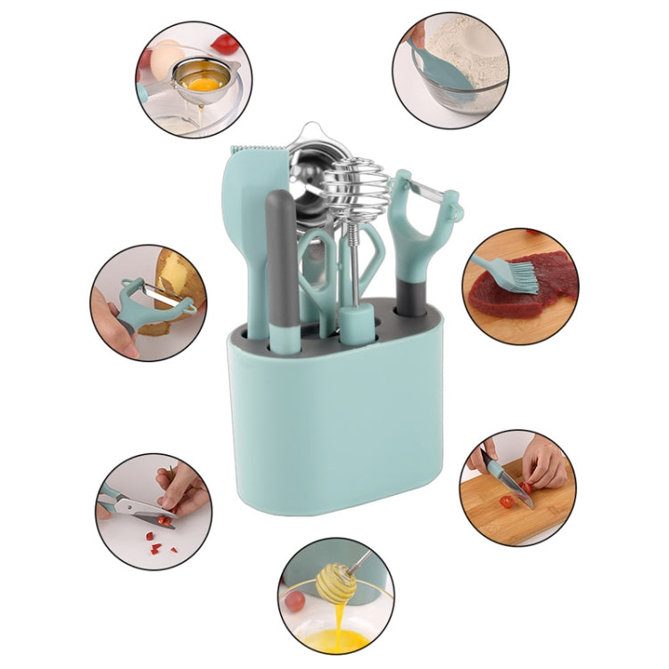 5 PCS / Set Stainless Steel Peeler Kitchen Gadgets Set With Storage Holder - Gadgets by PMC TechLife | Online Shopping South Africa | PMC TechLife | Buy Now Pay Later Mobicred