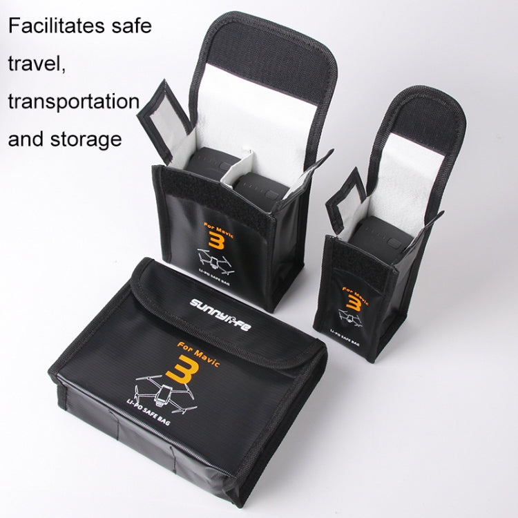 For Mavic 3 Sunnylife M3-DC104 Battery Safe Storage Explosion-proof Bags - Backpacks & Bags by Sunnylife | Online Shopping South Africa | PMC TechLife | Buy Now Pay Later Mobicred