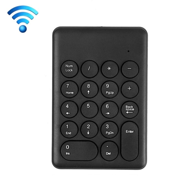 269 18 Keys Wireless Mini Numeric Keypad Accounting Bank Engineering Keypad(Black) - Wireless Keyboard by PMC Jewellery | Online Shopping South Africa | PMC Jewellery