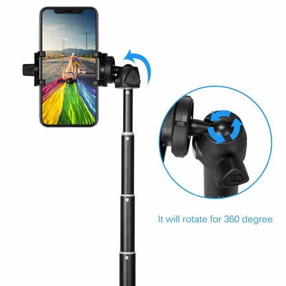 YUNTENG 9928N Mobile Phone Selfie Rod Tripod With Bluetooth Remote Control(23-120cm Black) - Selfie Sticks by YUNTENG | Online Shopping South Africa | PMC Jewellery | Buy Now Pay Later Mobicred