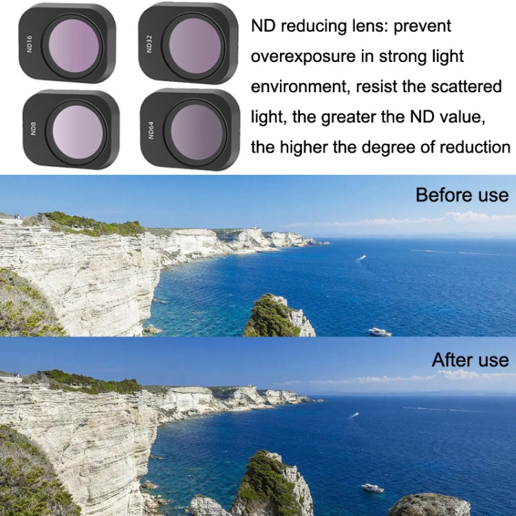 JSR For Mini 3 Pro Camera Filters, Style: DB ND16 - Mavic Lens Filter by JSR | Online Shopping South Africa | PMC Jewellery | Buy Now Pay Later Mobicred