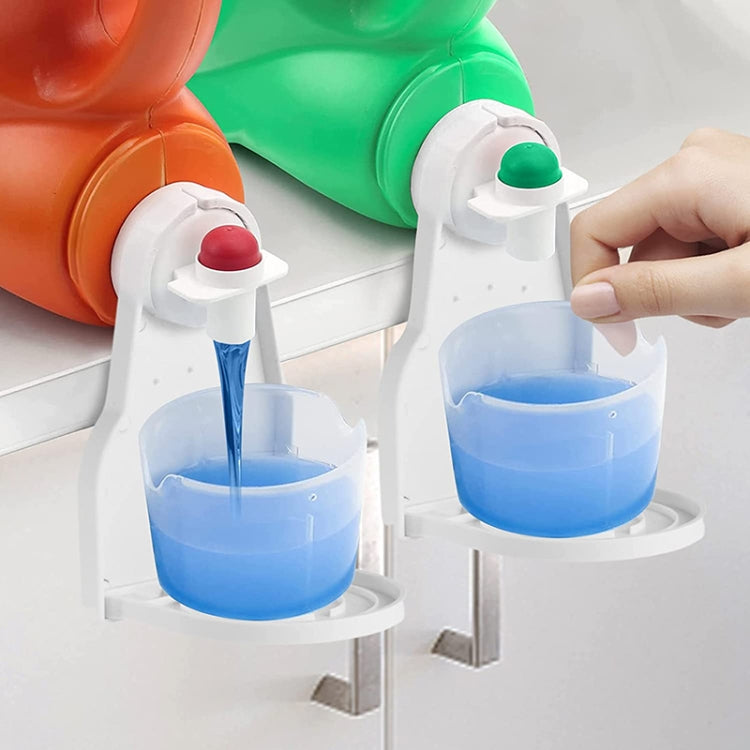 Foldable Laundry Detergent Drip Catcher Tray Cup Holder Soap Dispenser Gadget(White) - Shelves by PMC Jewellery | Online Shopping South Africa | PMC Jewellery | Buy Now Pay Later Mobicred