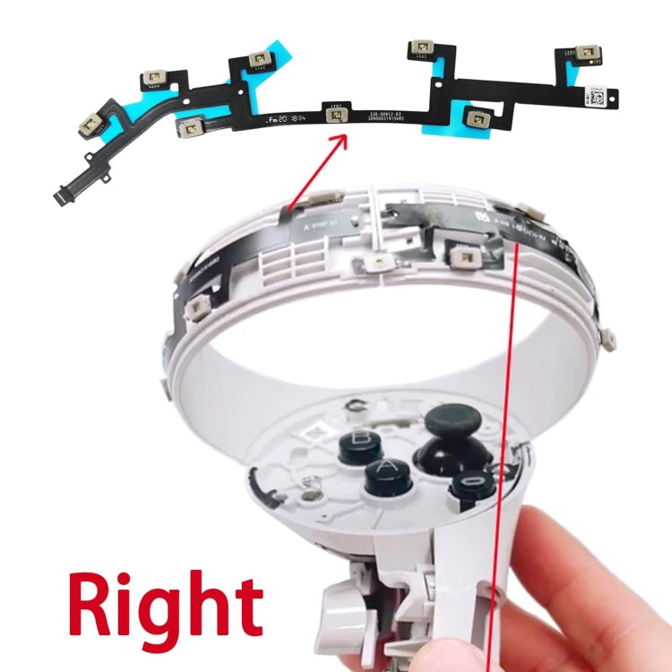 For Meta Quest 2 Locating Ring Flex Cable Right Without Light -  by PMC Jewellery | Online Shopping South Africa | PMC Jewellery | Buy Now Pay Later Mobicred