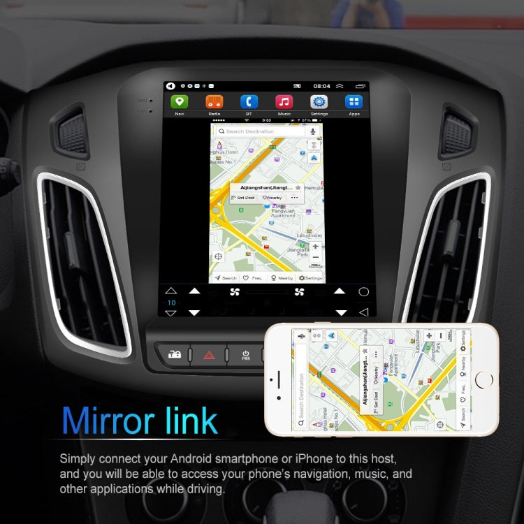 For Ford Focus 9.7 inch Android WiFi Car Integrated Machine, Style: Standard+4 Light Camera(2+64G) - Car MP3 & MP4 & MP5 by PMC TechLife | Online Shopping South Africa | PMC TechLife | Buy Now Pay Later Mobicred
