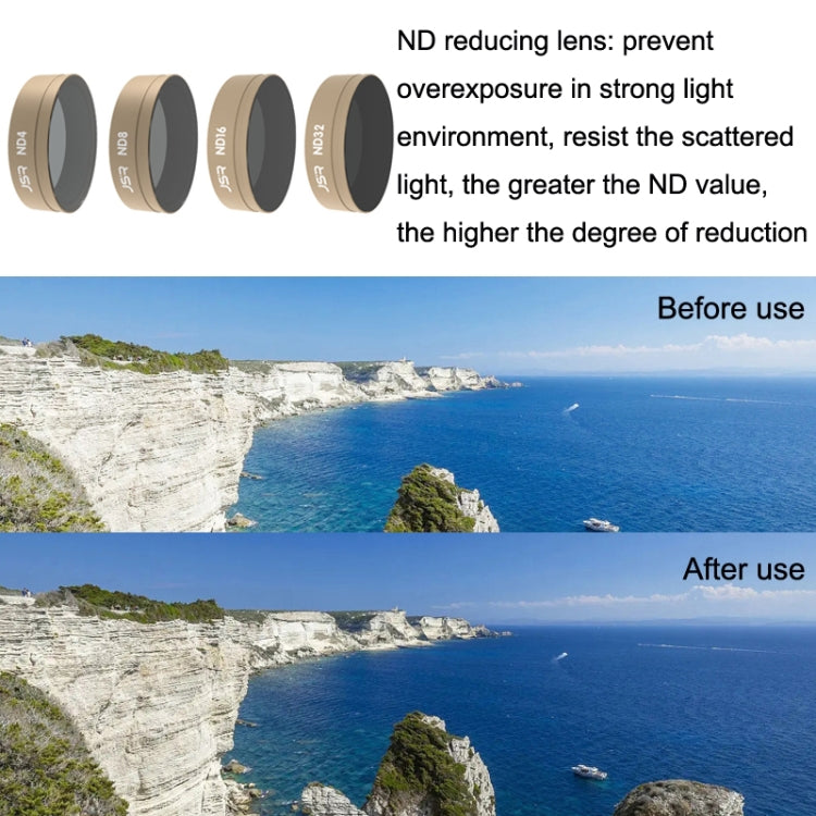JSR For DJI Osmo Action Motion Camera Filter, Style: LG-ND4 - Lens Filter by JSR | Online Shopping South Africa | PMC TechLife | Buy Now Pay Later Mobicred