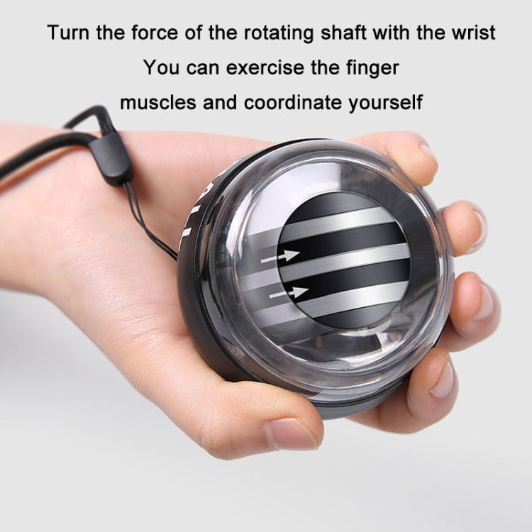 Magnetic Wrist Ball Gyro Training Decompression Fitness Device, Color: Metal With Light - Biceps Device by PMC Jewellery | Online Shopping South Africa | PMC Jewellery