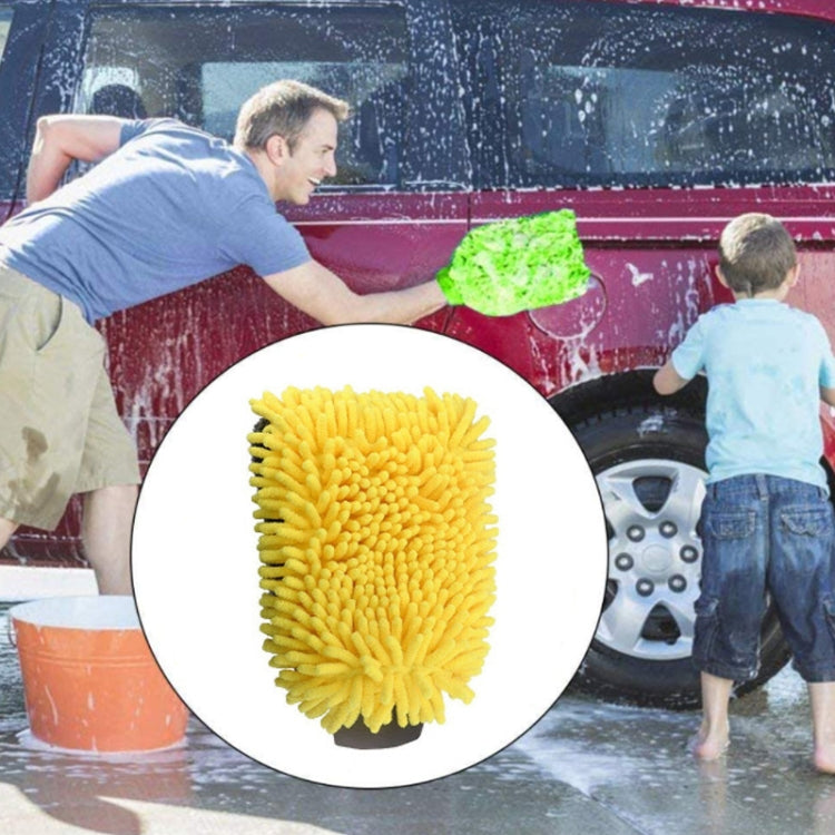 19 PCS / Set Car Beauty Cleaning Brush Details Brush Washing Glove Tool Set(Yellow Ring) - Car washing supplies by PMC Jewellery | Online Shopping South Africa | PMC Jewellery