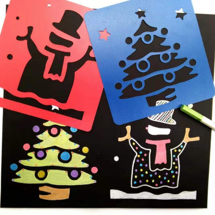 Children DIY Drawing Stencil Colorful Hollow Copy Board(H-07) - Art Supplies by PMC TechLife | Online Shopping South Africa | PMC TechLife | Buy Now Pay Later Mobicred