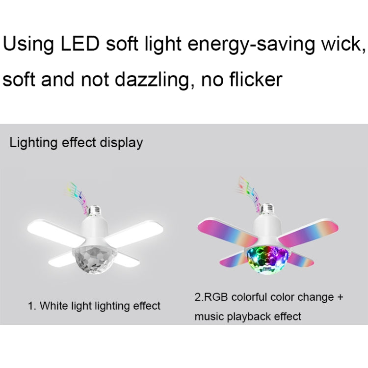 LY-002 24W Mini Bluetooth RGB Light Effect Foldable Music Light(Starry Light) - Smart Light Bulbs by PMC TechLife | Online Shopping South Africa | PMC TechLife | Buy Now Pay Later Mobicred